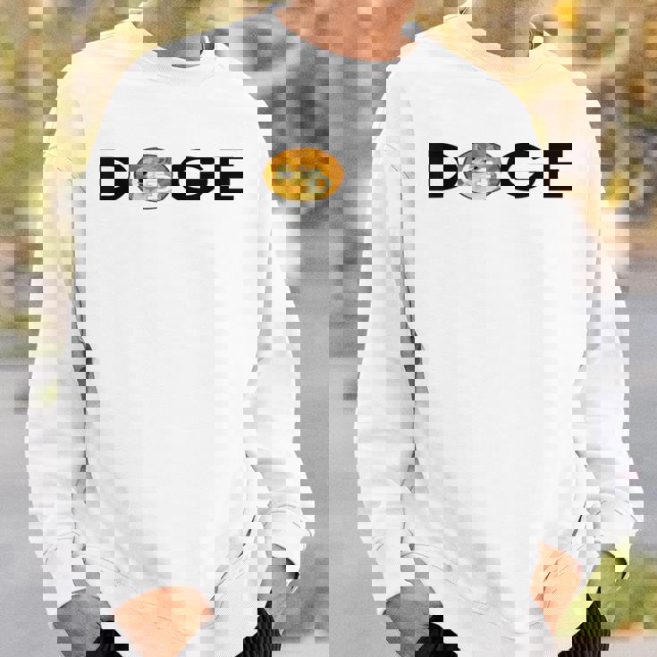 - Doge Dogecoin 暗号通貨 Fun Me Coin スウェットシャツ 彼への贈り物