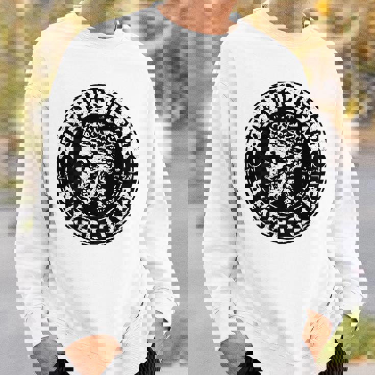 バックプリント クールで面白いオートバイ、バイク、バイカー スウェットシャツ 彼への贈り物