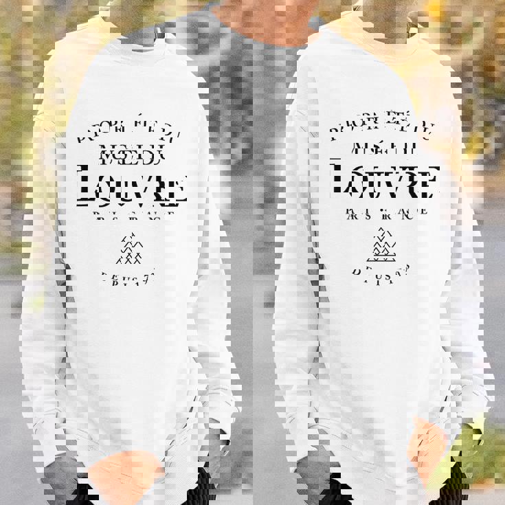 1793年創業のルーヴル美術館の財産 スウェットシャツ 彼への贈り物