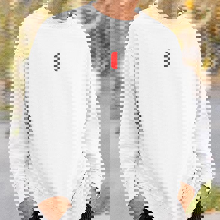 1バッテリー – 1バッテリー I 面白い 低エネルギーパーセント 長袖tシャツ スウェットシャツ 彼への贈り物