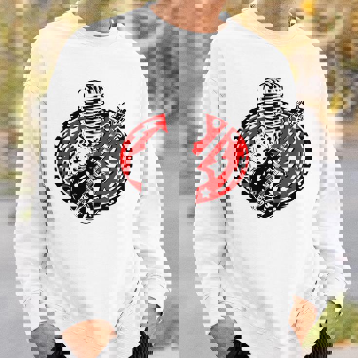 50年代ロカビリー ロックンロール ダンスパーティー レトロ 60年代音楽 長袖tシャツ スウェットシャツ 彼への贈り物