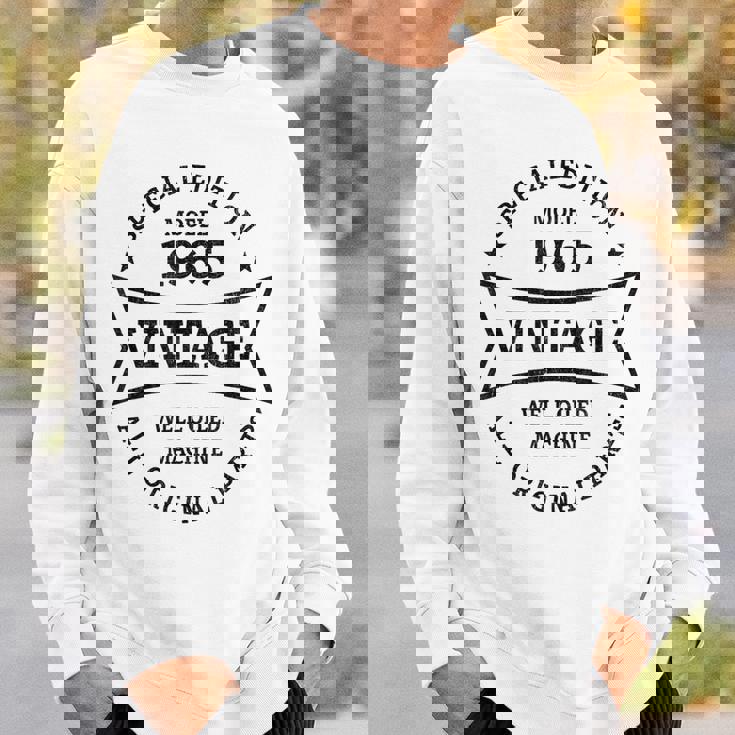 60Th Birthday 60歳 1965年生まれ ヴィンテージ 60年 スウェットシャツ 彼への贈り物