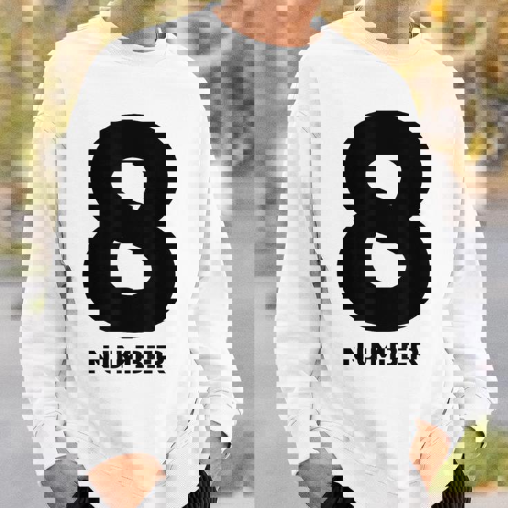 8 数字 スウェットシャツ 彼への贈り物