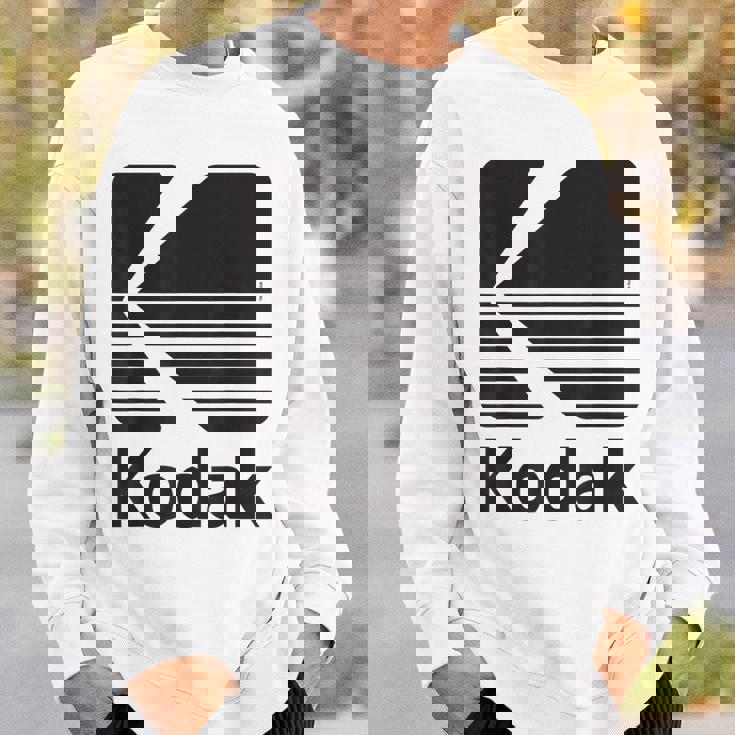 80年代ヴィンテージコダックロゴ ブラック スウェットシャツ 彼への贈り物