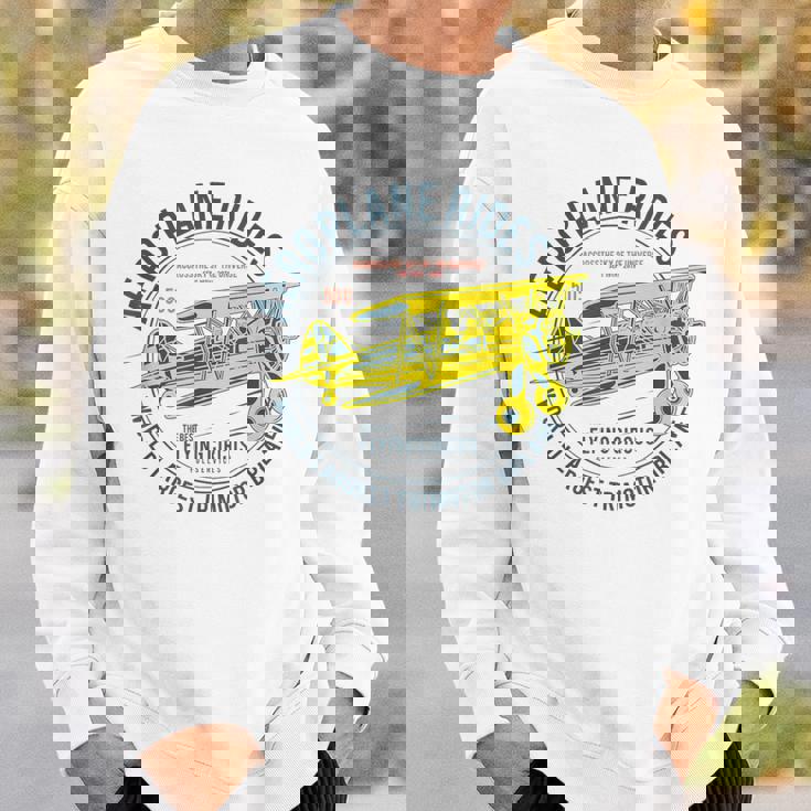 Aeroplane Rides カスタム フライングサーカス 複葉機 スウェットシャツ 彼への贈り物