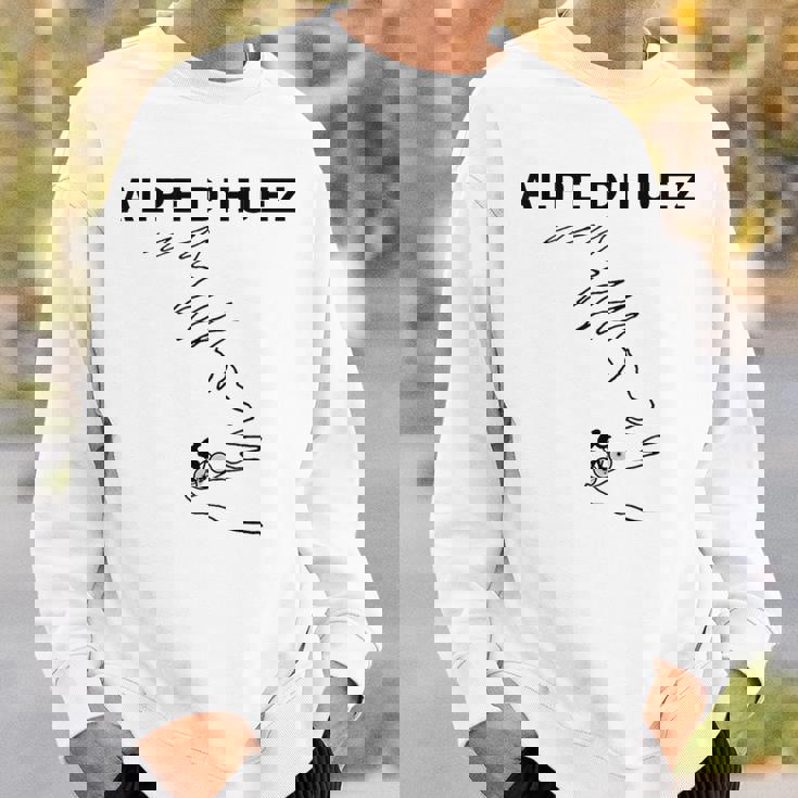 Alpe D'huez サイクリングギフト フランス ロードサイクリング スウェットシャツ 彼への贈り物