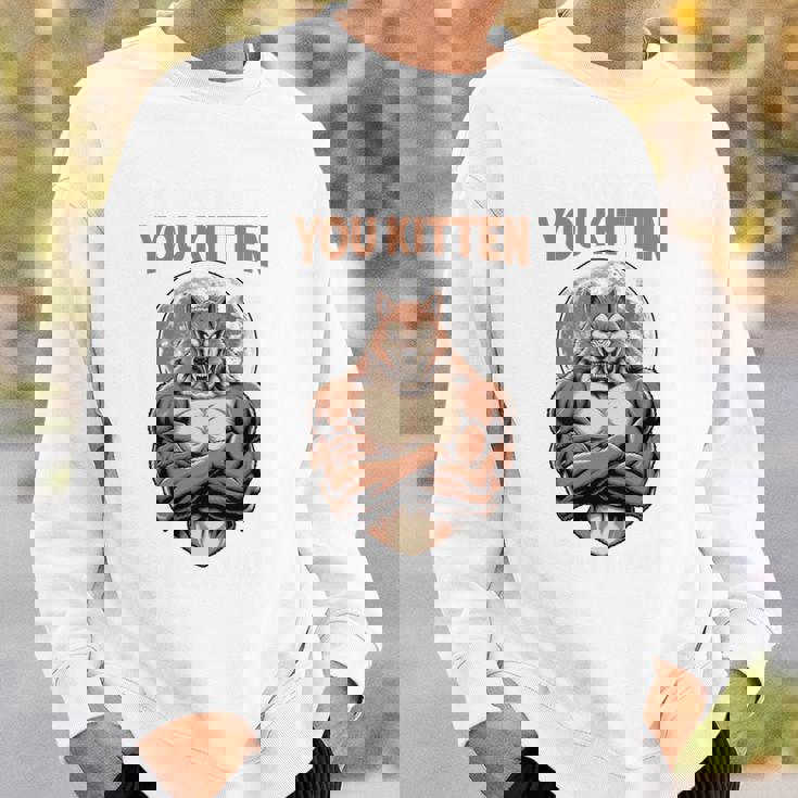 Alpha Wolf I 'Ll Protect You Kitten No Matter What Dominance 長袖tシャツ スウェットシャツ 彼への贈り物