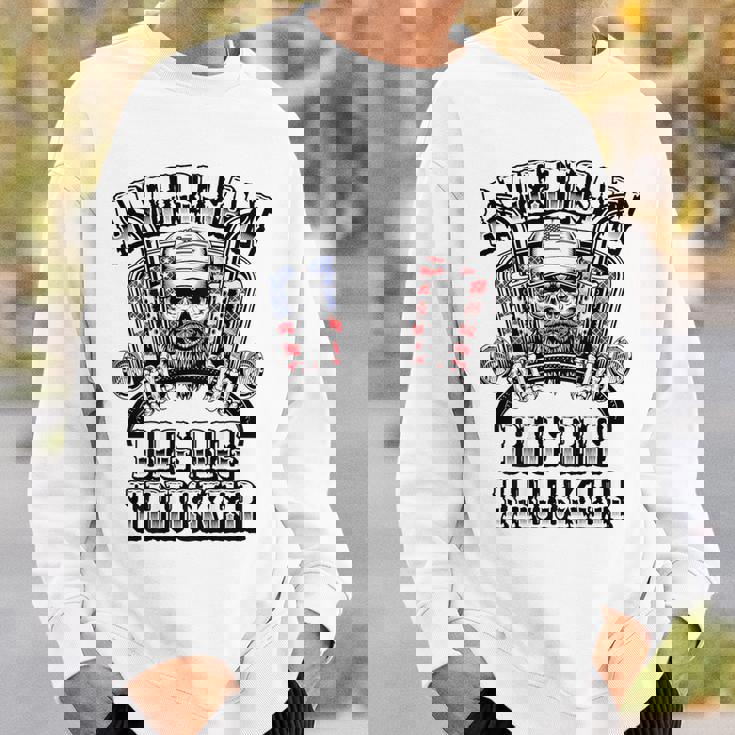 American Big Rig Trucker Heavy Haulage バックプリント スウェットシャツ 彼への贈り物