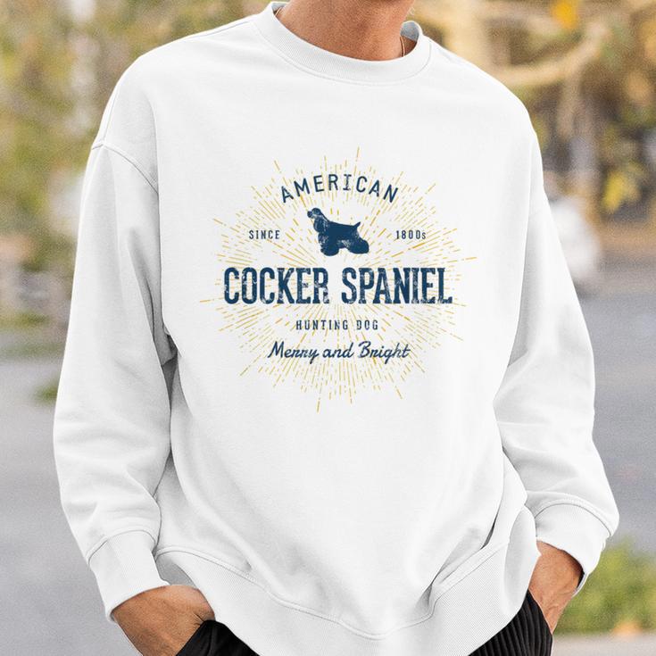 American Cockerpaniel ギフトヴィンテージアメリカン・コッカー・スパニエル スウェットシャツ 彼への贈り物