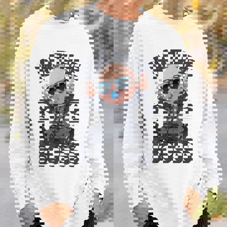 Baby Boss I'm The Boss レトロ Like A Boss キッズ スウェットシャツ 彼への贈り物