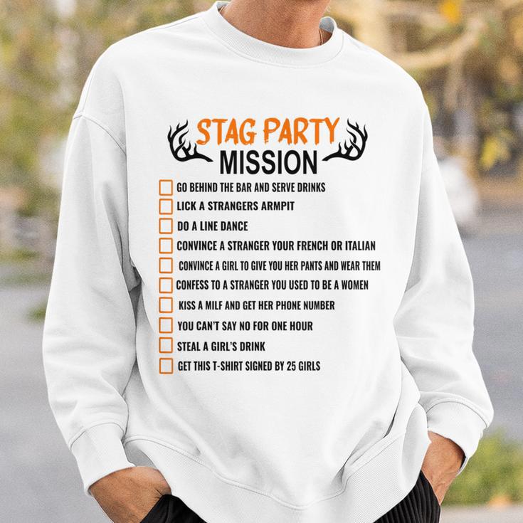 Bachelors Party Checklisttag Do Party Camisa de entrenamiento Regalos para él