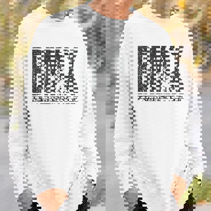 Bmxビンテージバイクファンの贈り物少年少女自転車bmx スウェットシャツ 彼への贈り物