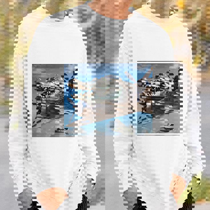 Bombardino Crocodilo イタリアンブレインロットミーム 長袖tシャツ スウェットシャツ 彼への贈り物