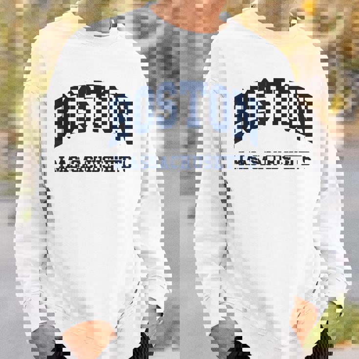 Boston Massachusetts Throwback Classic スウェットシャツ 彼への贈り物