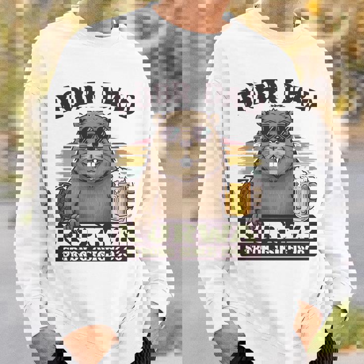 Bòbr Dad Kurwatrongince 1966 Bòbr Kurwa Birthday 長袖tシャツ スウェットシャツ 彼への贈り物