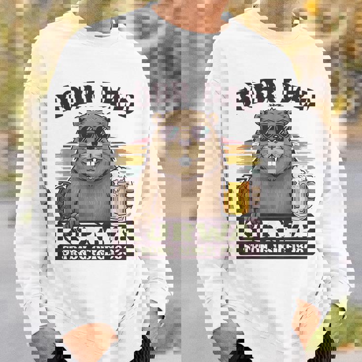 Bòbr Dad Kurwatrongince 1986 Bòbr Kurwa Birthday スウェットシャツ 彼への贈り物