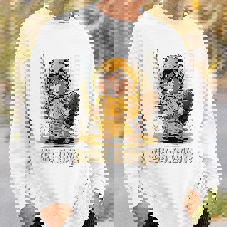 Bóbr Kurwa サムライ 日本人 ボーバー クルワ ポーランド語 ミーム ボブル スウェットシャツ 彼への贈り物