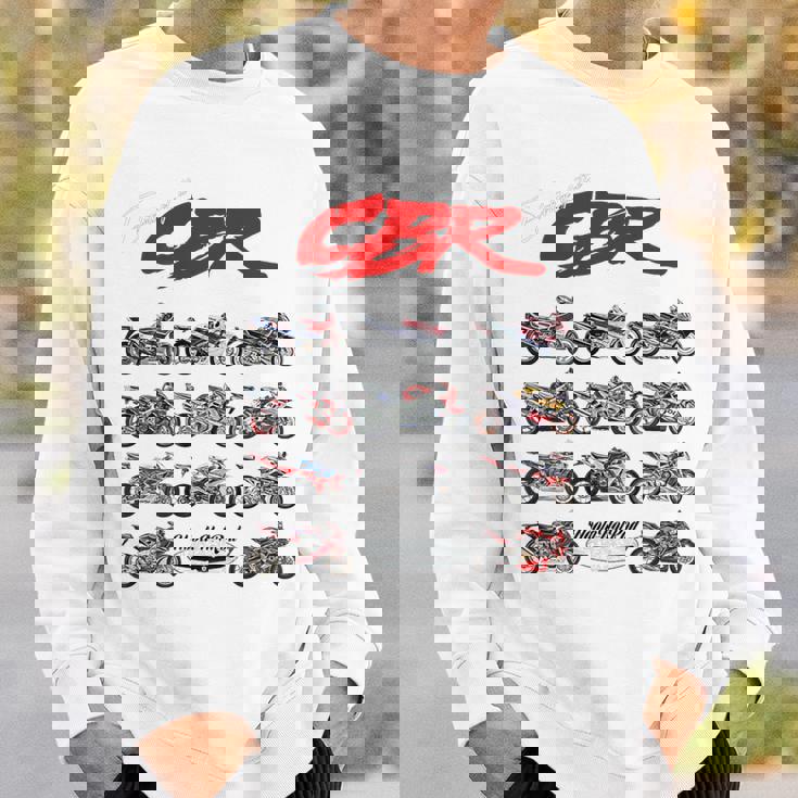 Cbr、オートバイ、バイク、バイカー、スポーツバイクの進化。 スウェットシャツ 彼への贈り物