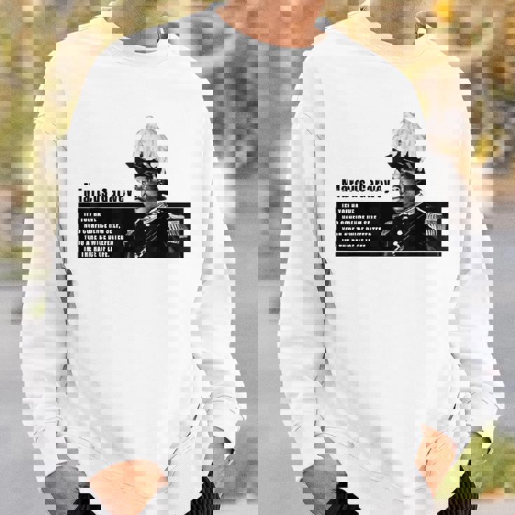 Confidence Inelf マーカス・ガーベイの名言 スウェットシャツ 彼への贈り物