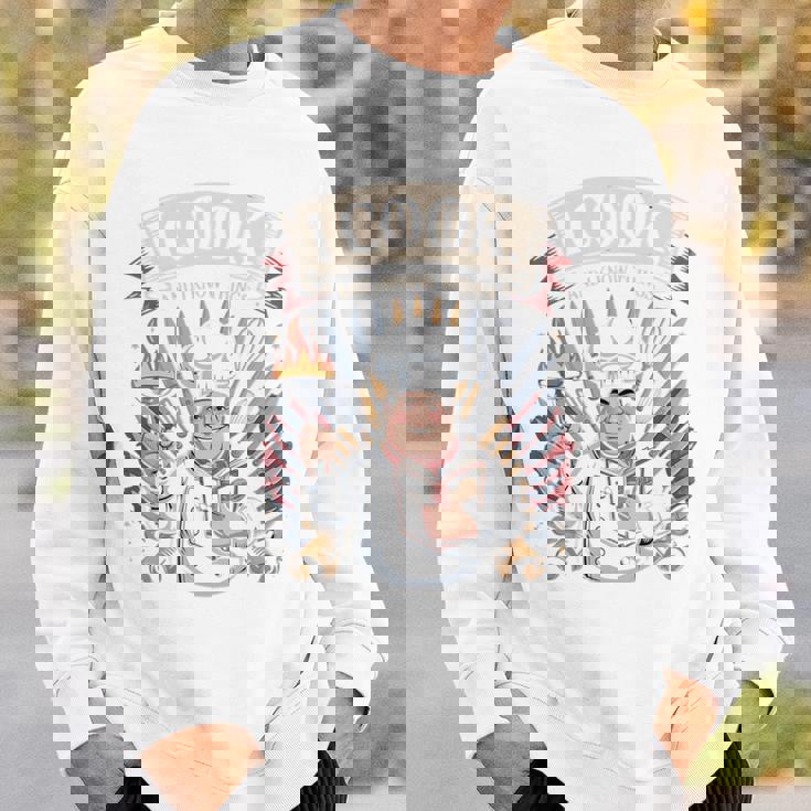 I Cook And I Know Things シェフクックヘルパー 長袖tシャツ スウェットシャツ 彼への贈り物