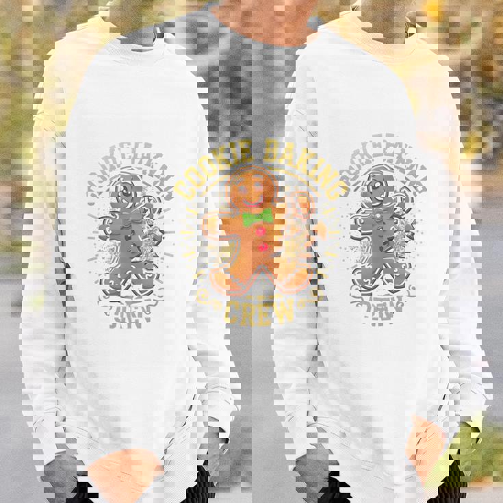 Cookie Baking Crew ジンジャーブレッドマン おもしろクリスマスベーキング 長袖tシャツ スウェットシャツ 彼への贈り物