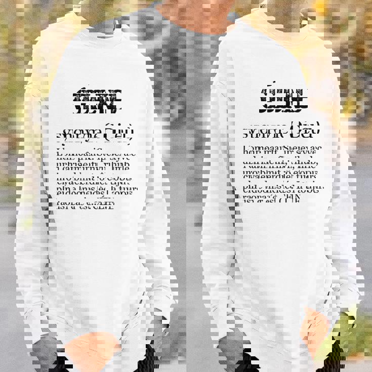 Céline ファーストネームの定義 スウェットシャツ 彼への贈り物