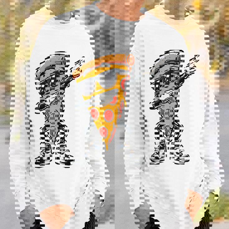 Dabbing Pizza スライス ダンス ピザ 幼児 男の子 ダンス 食通 スウェットシャツ 彼への贈り物