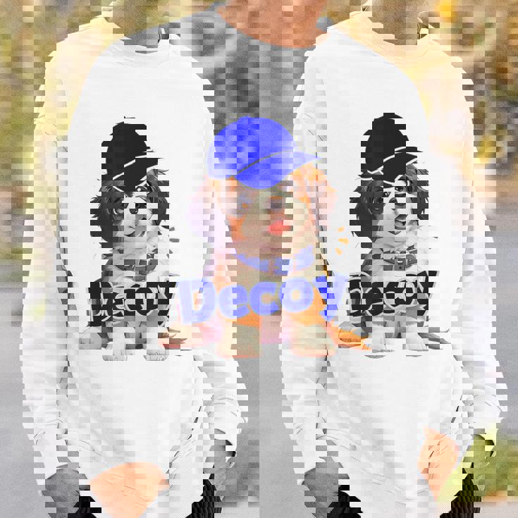 Decoy 愛犬 子犬 デコピン Decoy Kooikerhondje Puppy スウェットシャツ 彼への贈り物