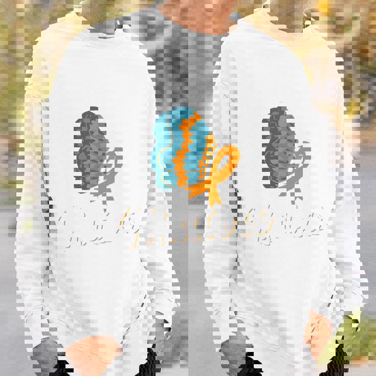 Early Detection Matters Ribbon Appendix Cancer Awareness 長袖tシャツ スウェットシャツ 彼への贈り物