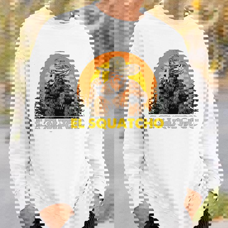 Elquatcho 面白いシンコ・デ・マヨ ビッグフット サスカッチ スウェットシャツ 彼への贈り物