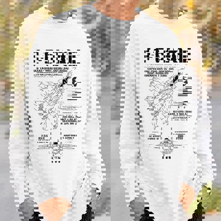 F-15 イーグル戦闘機 ジェット仕様 軍用飛行機 F15 イーグル スウェットシャツ 彼への贈り物