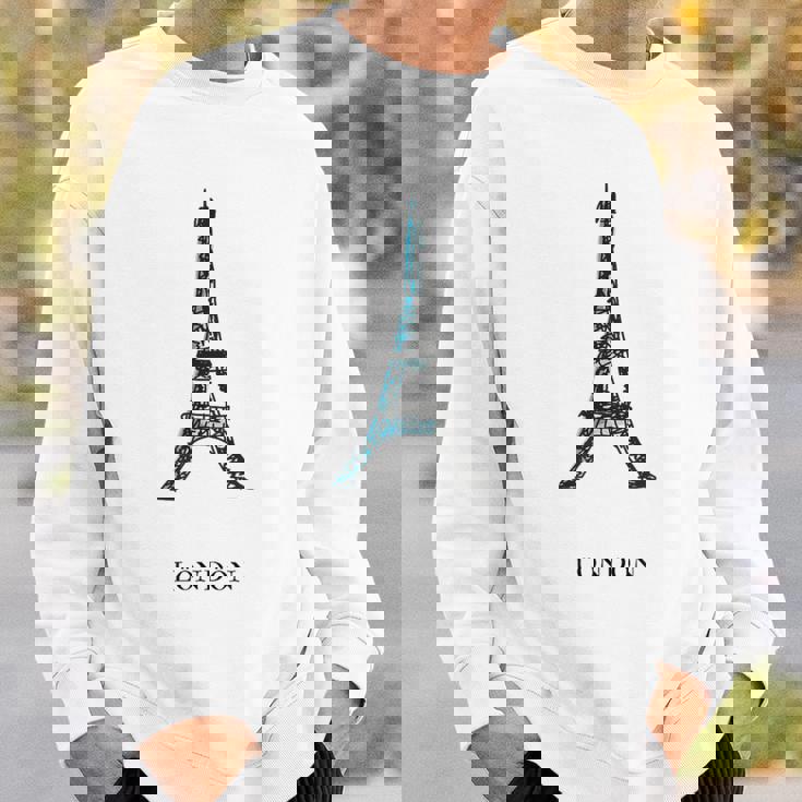 Europe ロンドン ブリテン エッフェル塔 パリ フランス スウェットシャツ 彼への贈り物