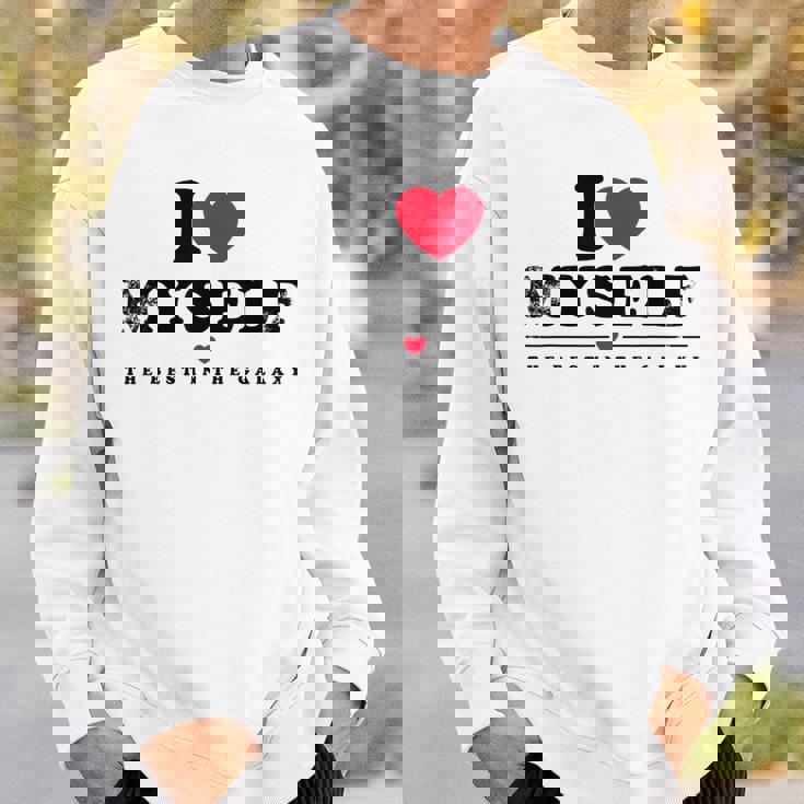 I Love Myself I Heart Myself スウェットシャツ 彼への贈り物