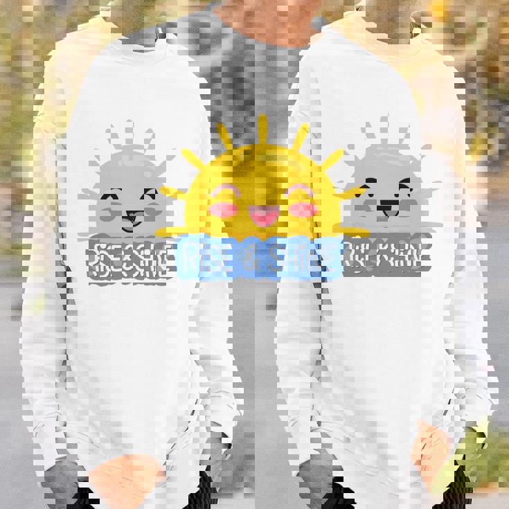 Rise Andhineummerunshine グラフィック 長袖tシャツ スウェットシャツ 彼への贈り物