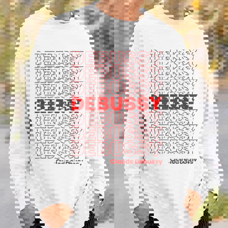 クロード ドビュッシー クラシック音楽作曲家 Thank You Meme スウェットシャツ 彼への贈り物