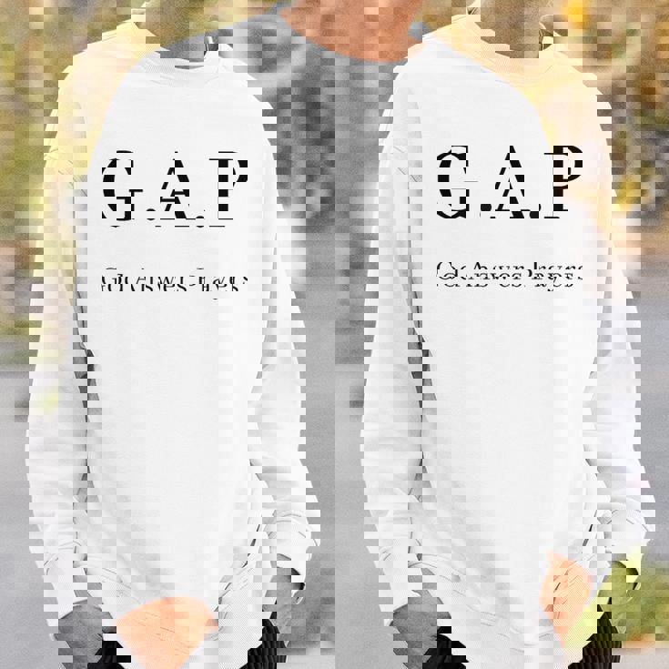 GAP 神は祈りに答えてくださる スウェットシャツ 彼への贈り物