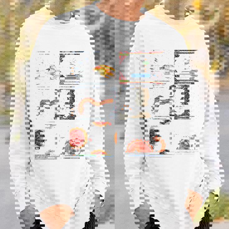 Gradius スクリーンショット ボス マルチ レトロ 宇宙戦 銀河 スウェットシャツ 彼への贈り物