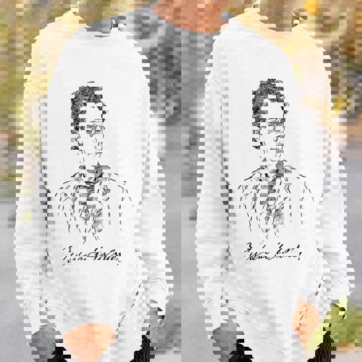 Gustav Mahler グスタフ・マーラー オーストリアの作曲家、指揮者。 音楽 スウェットシャツ 彼への贈り物