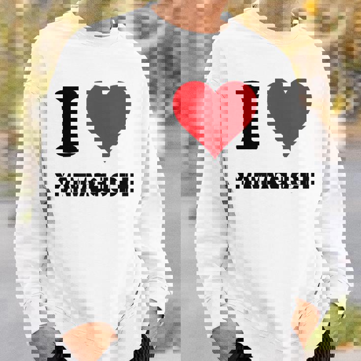 I Heart 山口 Japan Love 日本土産 スウェットシャツ 彼への贈り物