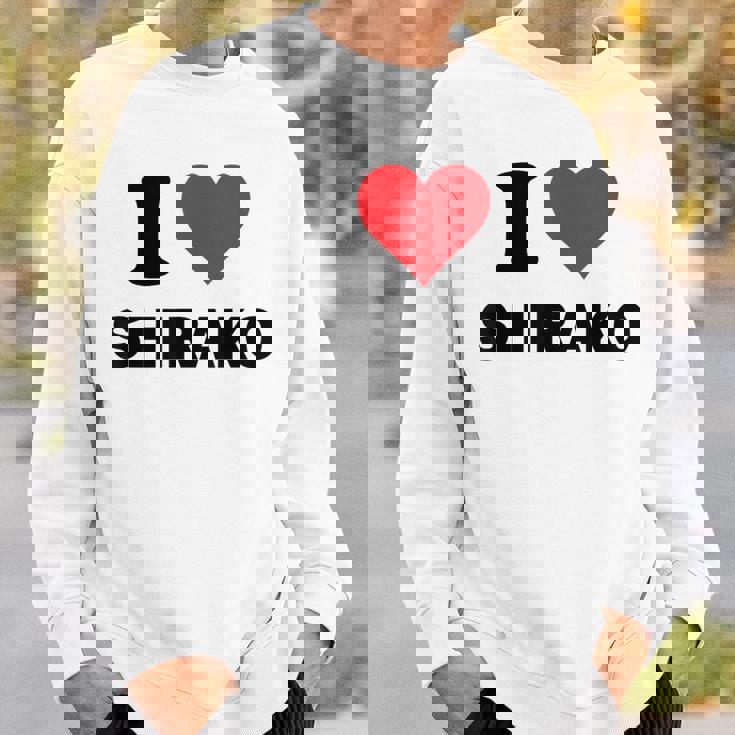 I Heart 白子ジャパンラブ 日本のお土産品 スウェットシャツ 彼への贈り物