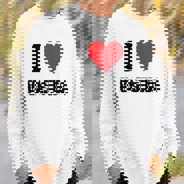 I Heart 益田ジャパンラブ 日本のお土産品 スウェットシャツ 彼への贈り物