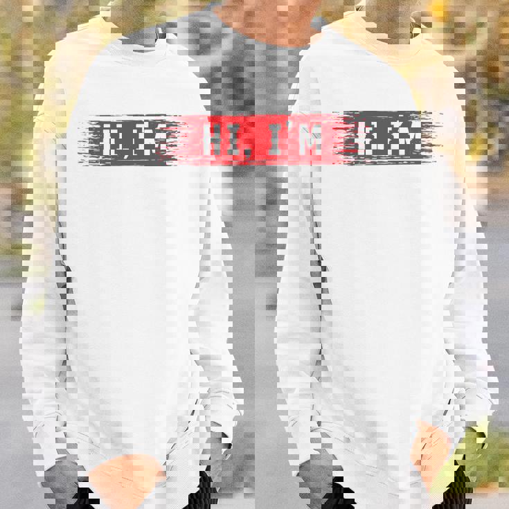 Hi I'm Tommy 名前 Tommy 長袖tシャツ スウェットシャツ 彼への贈り物