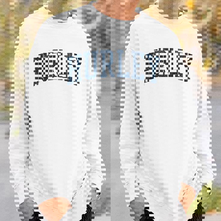 Hurley Ms ビンテージ アスレチック スポーツ Jsn2 ネイビープリント スウェットシャツ 彼への贈り物