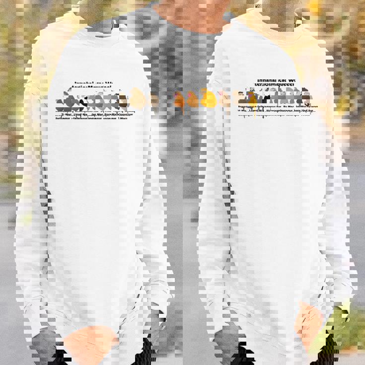 International Macaque Week 2024Er1 スウェットシャツ 彼への贈り物