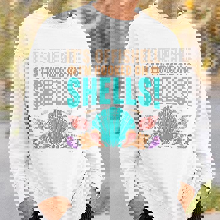Its Offishell Im Hooked Onhells -Hell Collecting 長袖tシャツ スウェットシャツ 彼への贈り物
