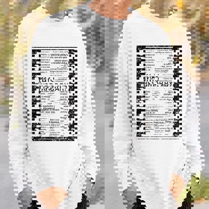 Kenko ひとことシリーズ「偉人のひとこと」［背面デザイン］ スウェットシャツ 彼への贈り物