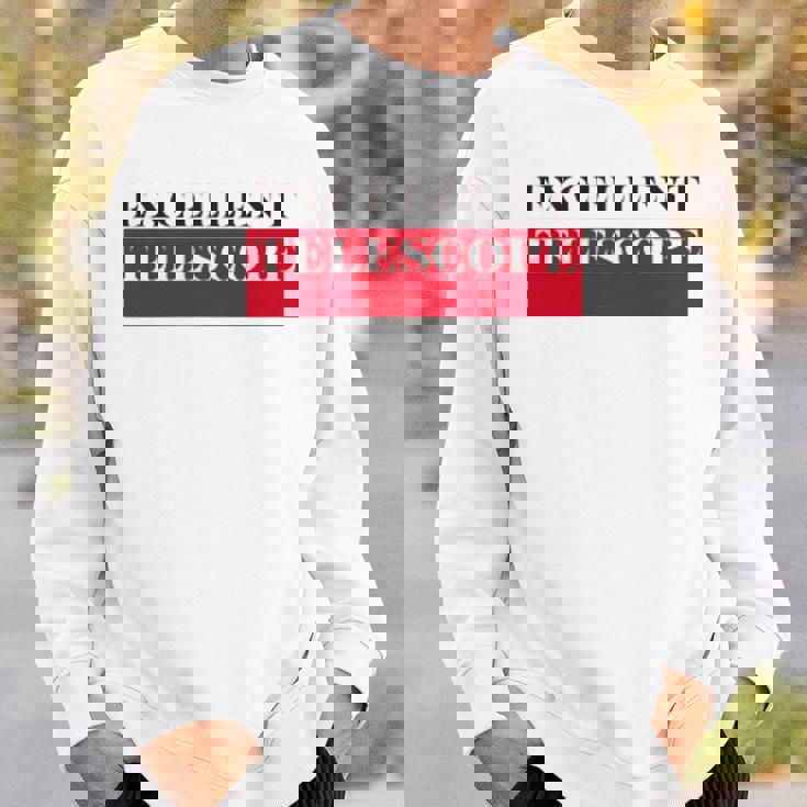 Kenko エクセレントテレスコープ 90年代復刻デザイン 両面デザイン淡色ボディ スウェットシャツ 彼への贈り物