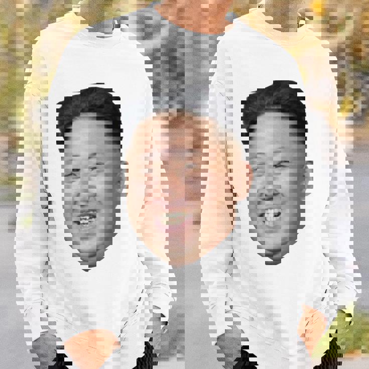 Kim Jong Un Big Face ロケットマン 北朝鮮パロディ スウェットシャツ 彼への贈り物
