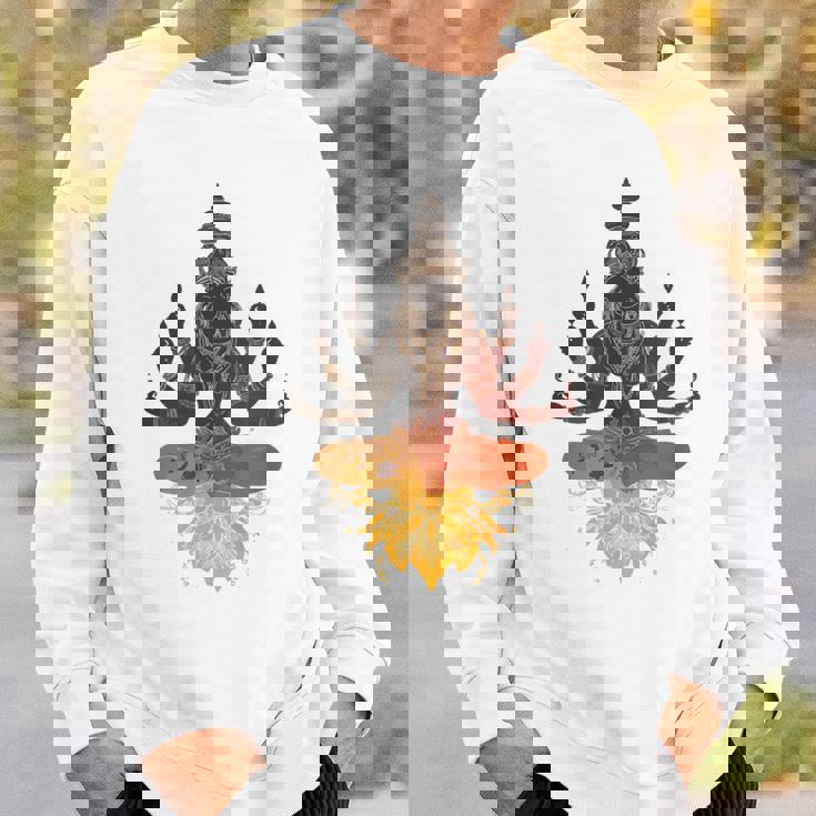 Lele ヒンドゥー教の神 ヴィシュヌ・ガネーシャ・シヴァモチーフ スウェットシャツ 彼への贈り物