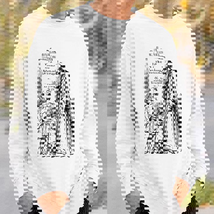 Life Is Meaningless 人生は無意味である-ニヒリストの哲学 スウェットシャツ 彼への贈り物